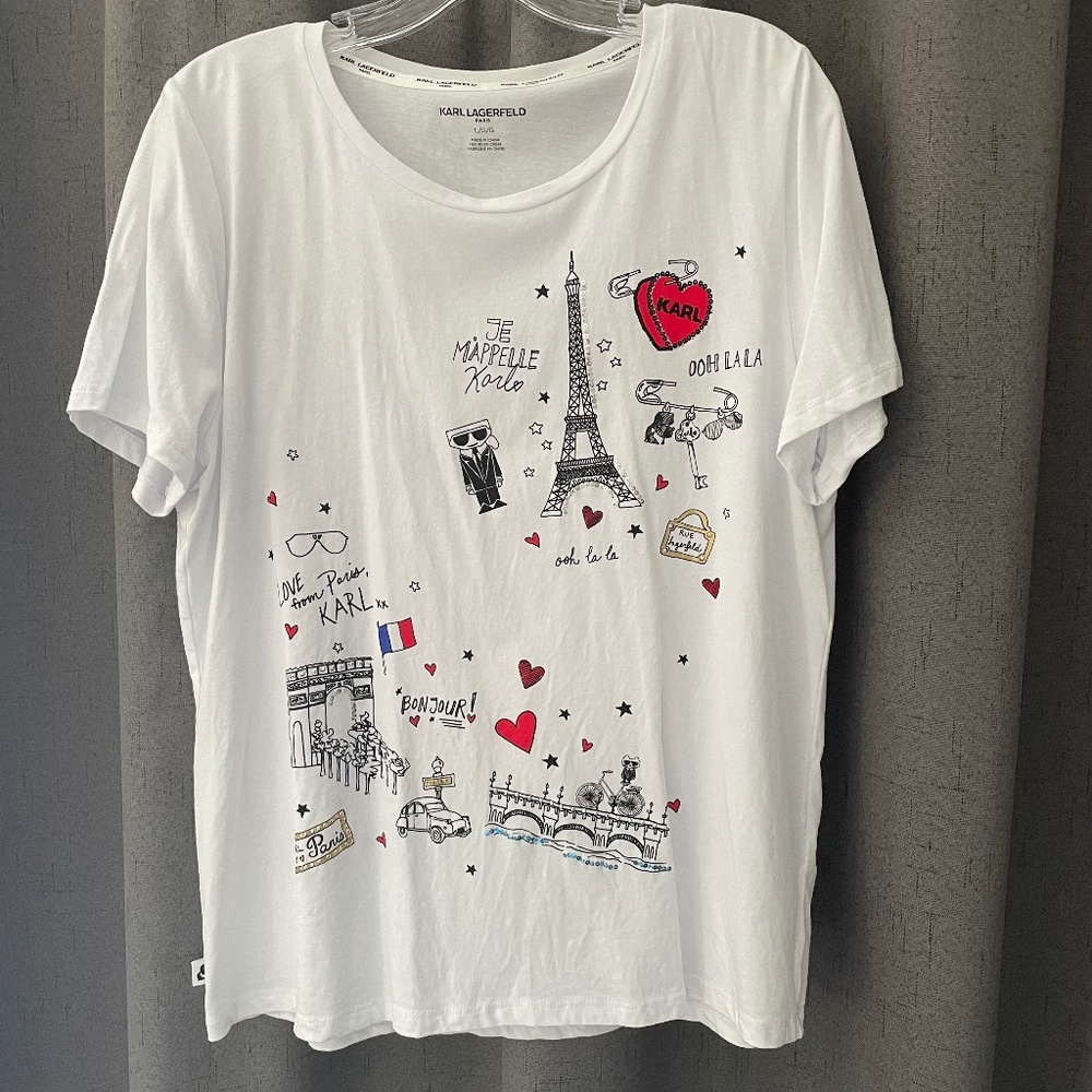 Karl Lagerfeld t-shirt - size L